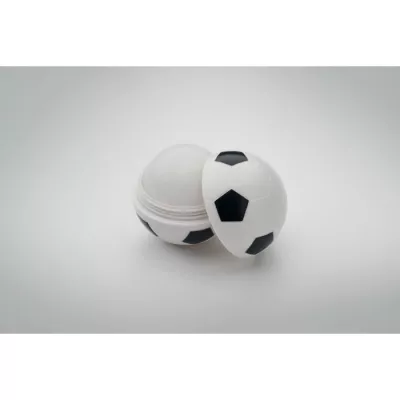 Balsam do ust SPF10 w kształcie piłki nożnej BALL - Bialy/Czarny (MO2213-33)