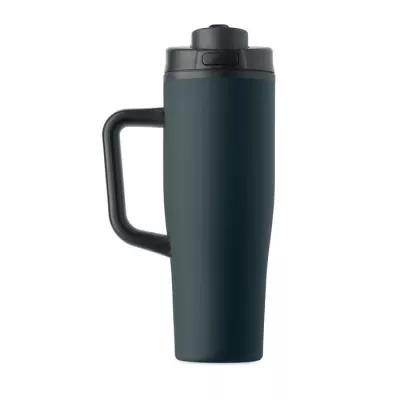 Kubek termiczny ze stali z recyklingu 900 ml ATLANTA - Francuski Granat (MO3213-85)