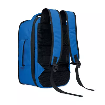 Plecak kabinowy z RPET na laptop 15" FLYSAFE - Niebieski (MO2840-37)
