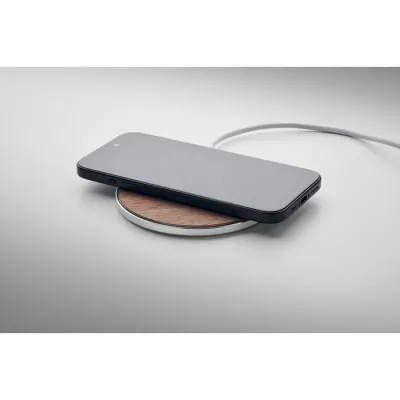 Ładowarka bezprzewodowa 15W z aluminium NEUZ - Drewna (MO2431-40)