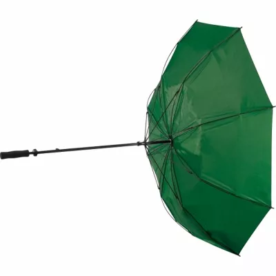 Parasol manualny XL Ø133 cm HURRICAN - ciemnozielony (518799)