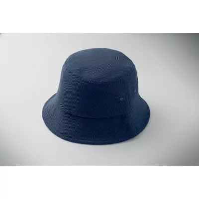 Kapelusz bucket sztruksowy 220 g/m² SCOOP - Niebieski (MO2869-04)