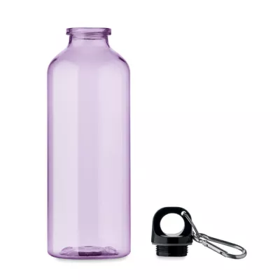 Butelka z RPET z karabińczykiem 500 ml MOSS RE500 - Przezroczysty Fioletowy (MO2803-32)