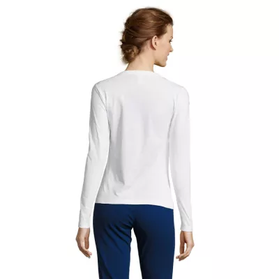 Longsleeve damski 150 g/m² Sol's MAJESTIC - Bialy (S11425-WH)