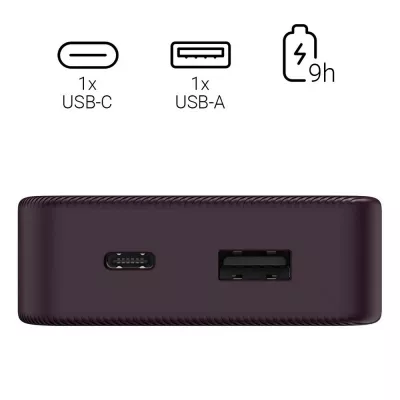 Power bank 10000 mAh Hama Power Pack - burgund (VH023-12)