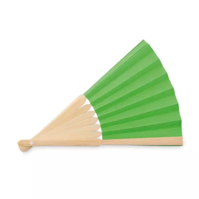 Wachlarz bambusowy z papierem FANNY PAPER - Limonka (MO6828-48)