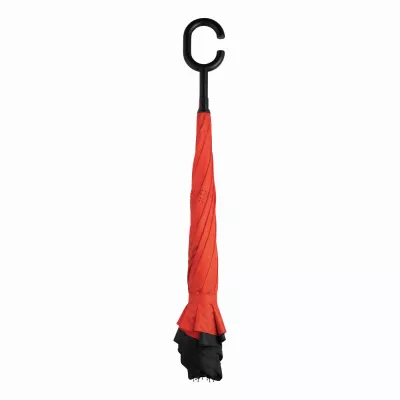 Parasol FLIPPED - czarny, czerwony (56-0103371)
