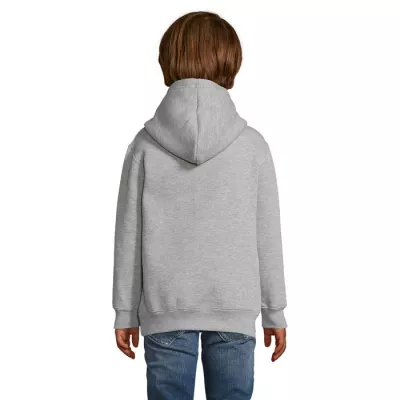 Bluza dziecięca z kapturem 280 g/m² Sol's SLAM KIDS - Szary Melanż (S13255-GM)