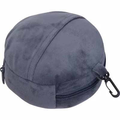 Zestaw podróżny opaska i poduszka JUSTYNA - ciemnoszary (7543977)