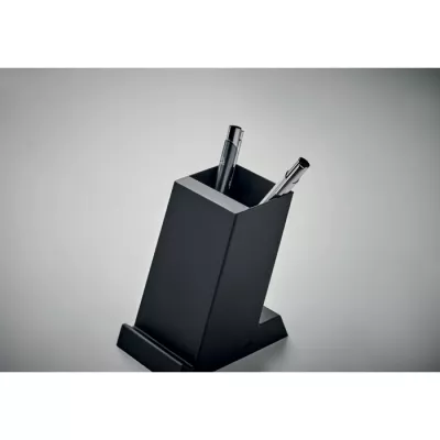 Ładowarka bezprzewodowa 15W z przybornikiem BLOCK - Czarny (MO6679-03)
