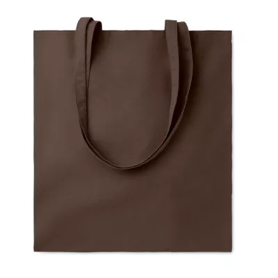 Torba bawełniana 38x42 cm 140 g/m² COTTONEL COLOUR + - Czekolada (MO9268-41)