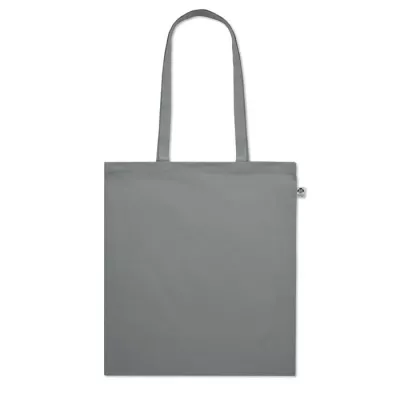 Torba z bawełny organicznej 140 g/m² ZIMDE COLOUR - Szary (MO6189-07)