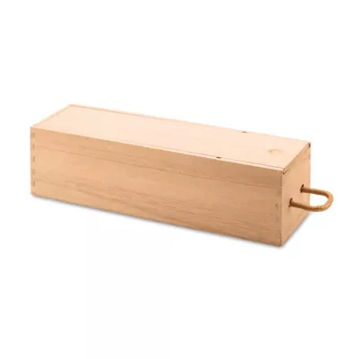 Skrzynka na wino z drewna paulowni VINBOX - Drewna (MO9413-40)