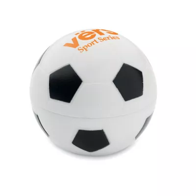 Balsam do ust SPF10 w kształcie piłki nożnej BALL - Bialy/Czarny (MO2213-33)