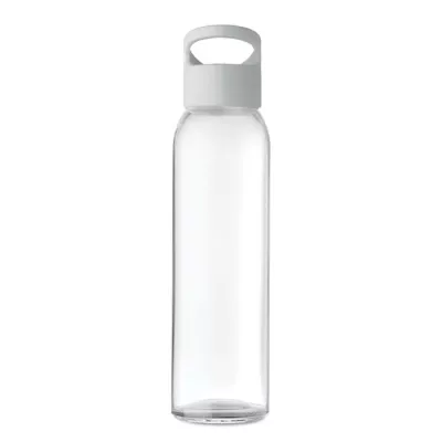 Butelka szklana z uchwytem 470 ml PRAGA - Bialy (MO9746-06)
