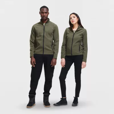 Kurtka softshell męska 2-warstwowa Sol's RACE - Army (S01195-AR)