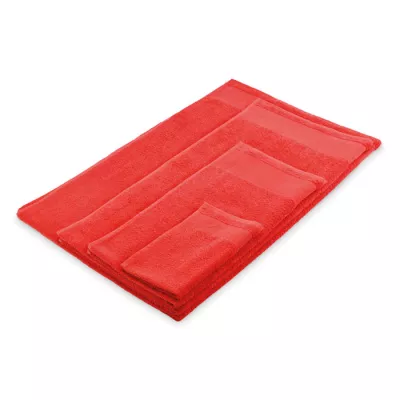 Ręcznik kąpielowy 380 g/m² 100x150 cm ISLAND 100 - Czerwony (MO2767-05)