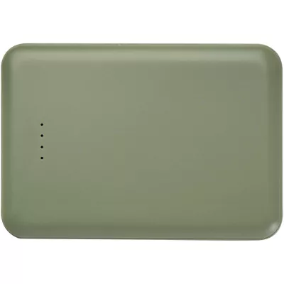 Asama powerbank o pojemności 5000 mAh Type-C z tworzyw sztucznych pochodzących z recyklingu - Zielony melanż (12438362)