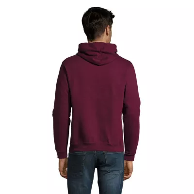 Bluza unisex z kapturem 280 g/m² Sol's SNAKE - Burgundy (S47101-BG)