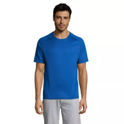 Koszulka sportowa męska raglan 140 g/m² Sol's SPORTY - Niebieski (S11939-RB)