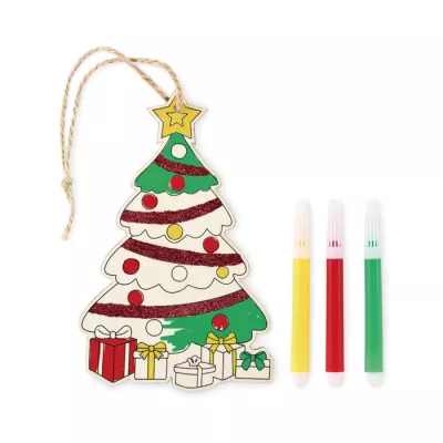 Ozdoba do kolorowania z flamastrami COLORTREE - Drewna (CX1569-40)
