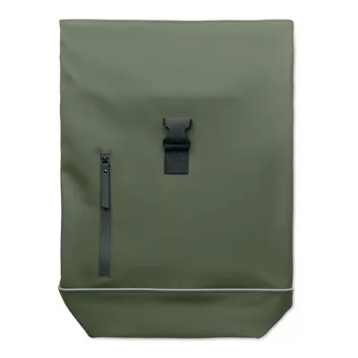 Plecak na laptop 15" z PU z odblaskiem LAPTOSA - Ciemnozielony (MO2581-60)