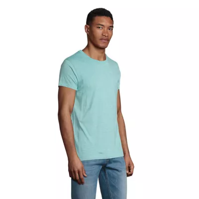 Koszulka męska organiczna 150 g/m² Sol's CRUSADER MEN - Heather Light Green (S03582-EJ)