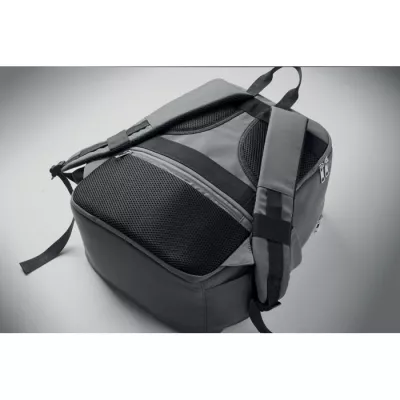 Plecak kabinowy z nylonu na laptop 15" 20 l SALEM - Kamienny Szary (MO3155-15)