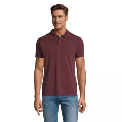 Koszulka polo męska piqué 180 g/m² Sol's PERFECT MEN - Melanż Czerwonobrunatny (S11346-HX)