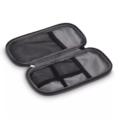 Torba organizacyjna Kyra 210D z powłoką PU z rPET, 20 x 11,5 x 2 cm - ciemnoniebieski (LT95326-N0010)
