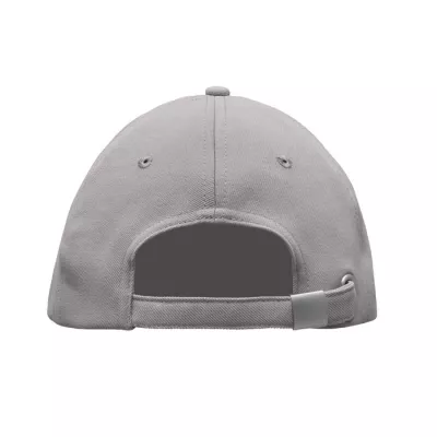 Czapka z daszkiem 5-panelowa RPET 210 g/m² SENGA - Szary (MO6831-07)