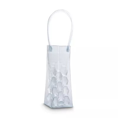 Torba chłodząca na butelkę z PVC BACOOL - Przezroczysty (MO7760-22)