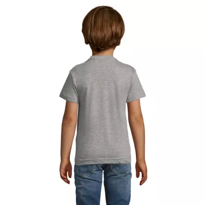 Koszulka dziecięca 150 g/m² Sol's REGENT FIT KIDS - Szary Melanż (S01183-GM)