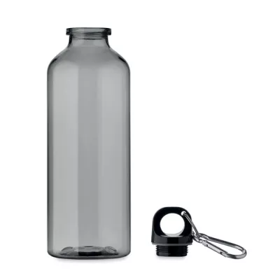 Butelka z RPET z karabińczykiem 500 ml MOSS RE500 - Przezroczysty Szary (MO2803-27)