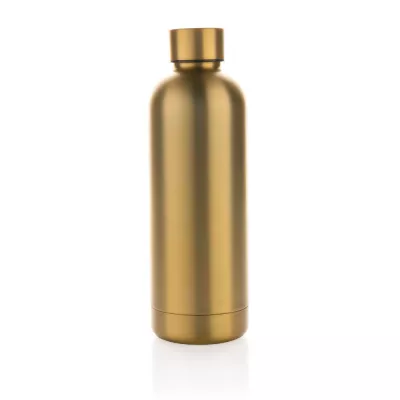 Butelka termiczna 500 ml, stal nierdzewna z recyklingu - golden (P435.706)