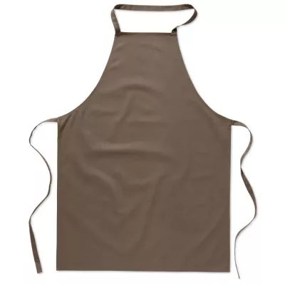 Fartuch kuchenny bawełniany 180 g/m² KITAB GLASGOW - Taupe (MO7251-67)