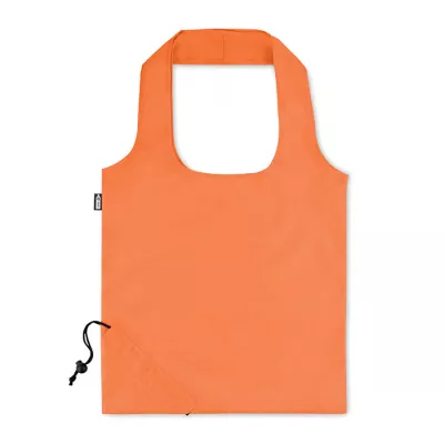 Torba składana z RPET 190T w etui FOLDPET - Pomaranczowy (MO9861-10)