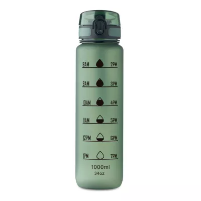 Butelka sportowa RPET 1000 ml ISFORDEN MARK - Ciemnozielony (MO2672-60)