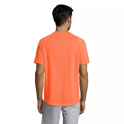 Koszulka sportowa męska raglan 140 g/m² Sol's SPORTY - Neonowy Pomarańczowy (S11939-NO)