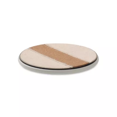 Ładowarka bezprzewodowa 15W z korkiem CORTLESS - Bialy (MO2593-06)
