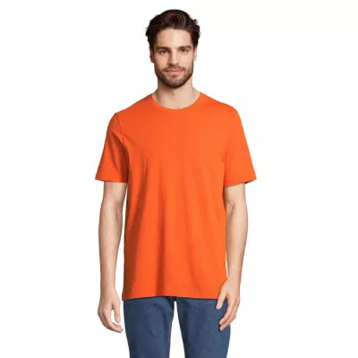 Koszulka unisex z czesanej bawełny Sol's TUNER - Ciemna Pomarańcza (S04203-OH)
