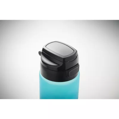 Butelka sportowa z RPET 1000 ml LEVEL - Turkusowy (MO2409-12)