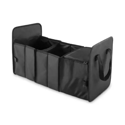 Organizer samochodowy składany z RPET ORGANIZER COOL - Czarny (MO2956-03)