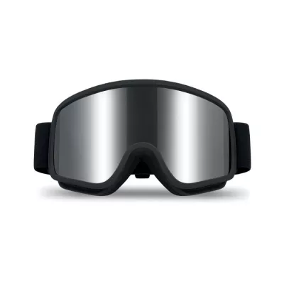 Gogle narciarskie UV400 lustrzane NISEKO - Srebrny Blyszczacy (MO3194-17)