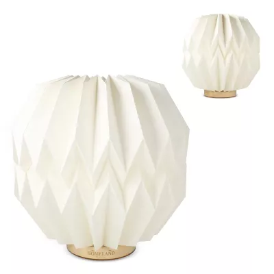 Coollux składana papierowa lampa LED Luna 25cm inspirowana origami - naturalny-t (LT40727-N0094)