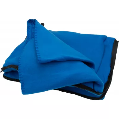 Koc z polaru/poduszka 2w1 RADCLIFF - niebieski (277504)