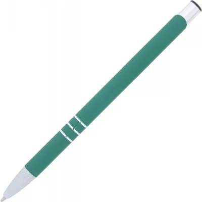 Długopis metalowy soft touch NEW JERSEY - zielony (055509)