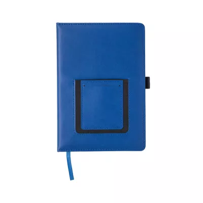 Notes z kieszonką na telefon Eibar - granatowy (R64248.42)