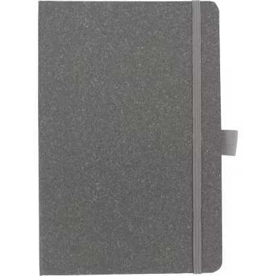 Notatnik A5 w kropki z papieru z recyklingu AGNESE - szary (2179907)