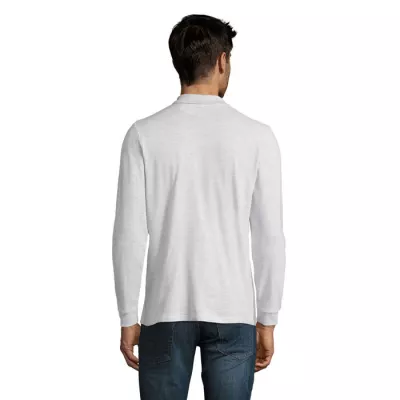 Polo męskie 180 g/m² Sol's PERFECT LSL MEN - Popiól (S02087-AS)